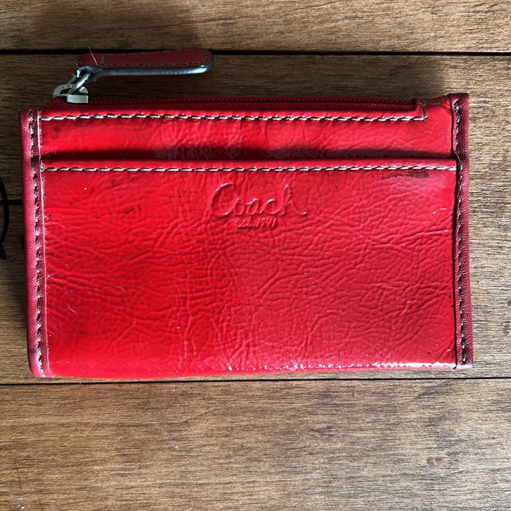 Coach Patent Leather Wallet - Picture 3 of 7